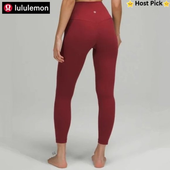 lululemon athletica Pants - LULULEMON High Rise ALIGN Leggings 25" in Muted Wine Women's Size 14 - NWT